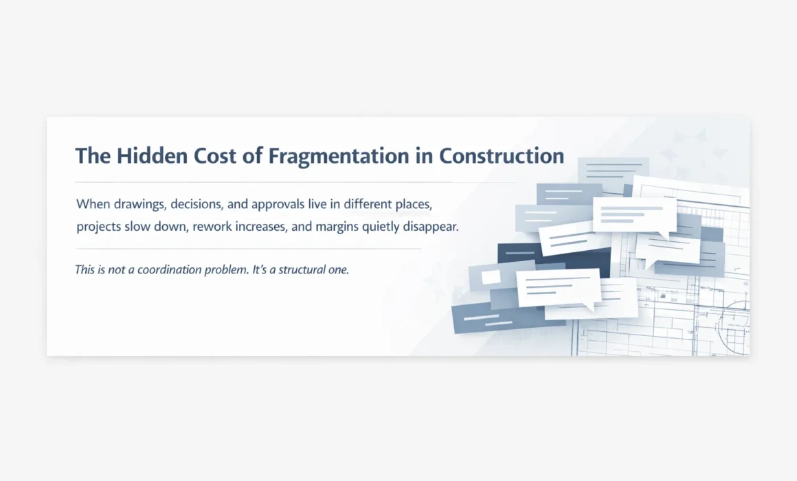 The Critical Cost of Fragmentation: Why Construction Teams Are Losing Time and Money